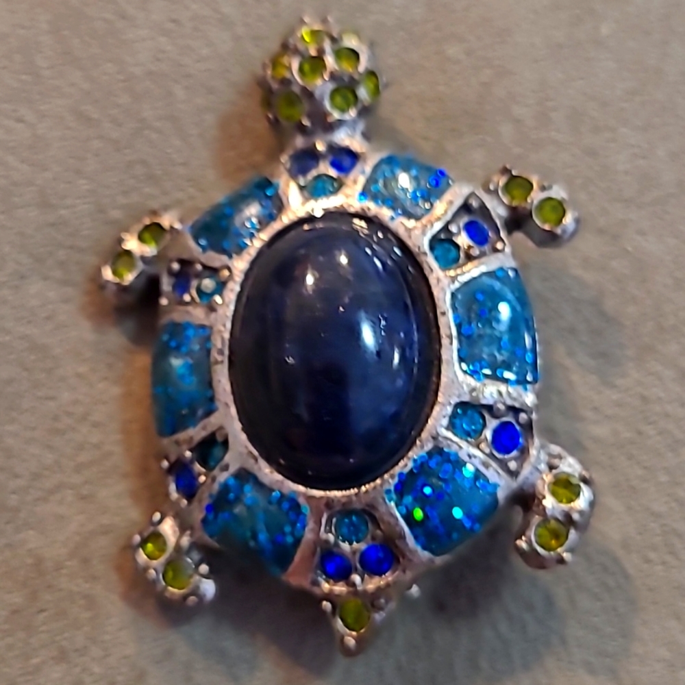 Chicos Turtle Pin Broach